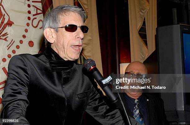 Richard Belzer attends a book warming for Richard Belzer & Paul Shaffer at the New York Friars Club on October 27, 2009 in New York City.