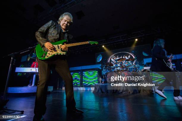 Musician James "JY" Young of Styx performs on stage at Pala Casino Resort and Spa on February 24, 2018 in Pala, California.
