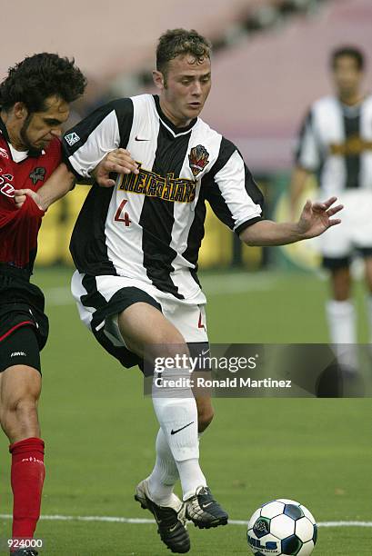Forward Brad Davis of the New York/New Jersey MetroStars during a MLS game against the Dallas Burn at the Cotton Bowl in Dallas, Texas on July 4,...