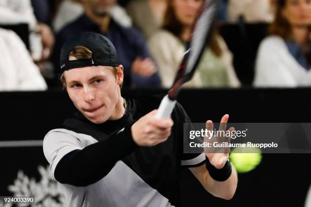 IIya Ivashka during the Open 13 Marseille 1/2 final during semi final of Tennis Open 13 on February 24, 2018 in Marseille, France.