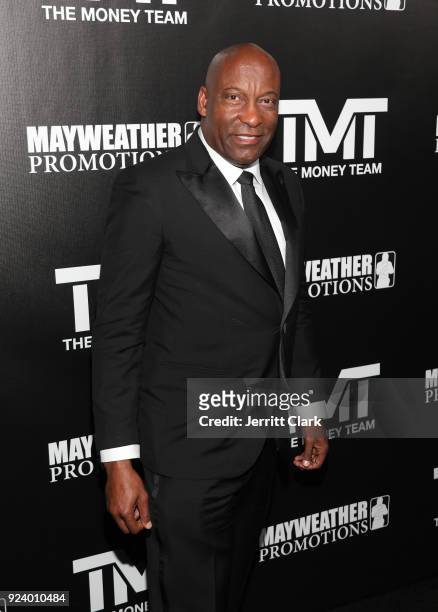 John Singleton attends Floyd Mayweather's 41st Birthday Party at The Reserve on February 24, 2018 in Los Angeles, California.