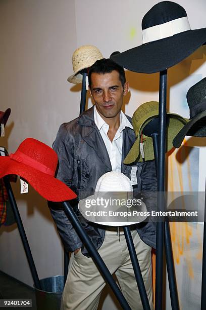 Presenter Jesus Vazquez portrait session at Yokana shop on October 27, 2009 in Madrid, Spain.