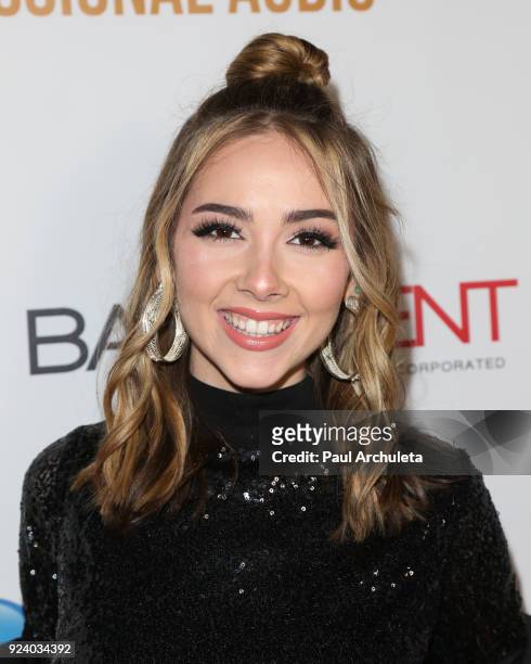 Actress Haley Pullos attends the "Gifting Your Spectrum" gala benefiting Autism Speaks on February 24, 2018 in Hollywood, California.