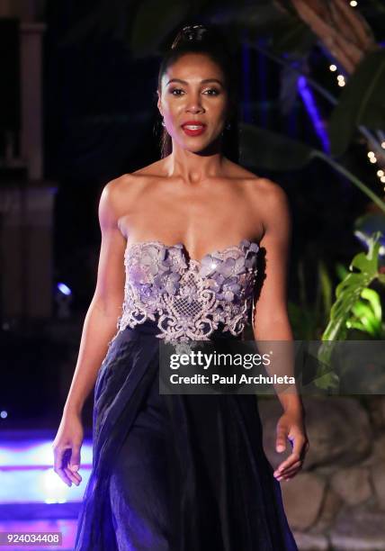 Actress Rachel Kylian walks the runway at the "Gifting Your Spectrum" gala benefiting Autism Speaks on February 24, 2018 in Hollywood, California.