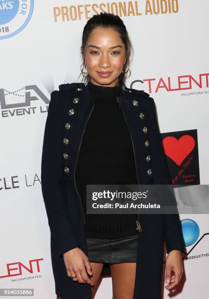 Actress Angelique Pereira attends the "Gifting Your Spectrum" gala benefiting Autism Speaks on February 24, 2018 in Hollywood, California.