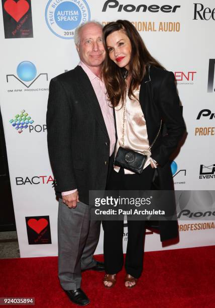 Former Fashion Model Janice Dickinson and her Husband Gerner Robert attend the "Gifting Your Spectrum" gala benefiting Autism Speaks on February 24,...