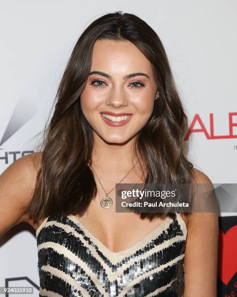 Actress Ava Allan attends the "Gifting Your Spectrum" gala benefiting Autism Speaks on February 24, 2018 in Hollywood, California.