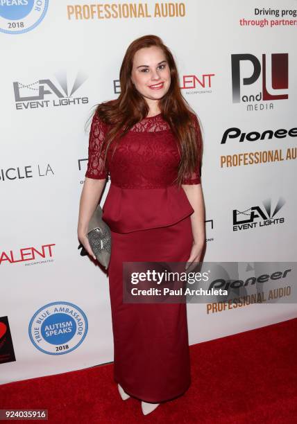 Actress Hayley Gripp attends the "Gifting Your Spectrum" gala benefiting Autism Speaks on February 24, 2018 in Hollywood, California.