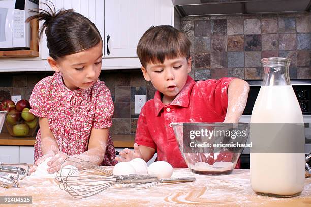 cooking together - yam pie stock pictures, royalty-free photos & images