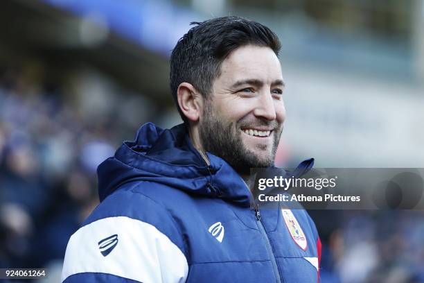 Bristol City manager Lee Johnson prior to kick off of the Sky Bet Championship match between Cardiff City and Bristol City at the Cardiff City...