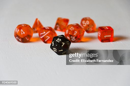 Multi sided numbered dice Multi sided numbered dice