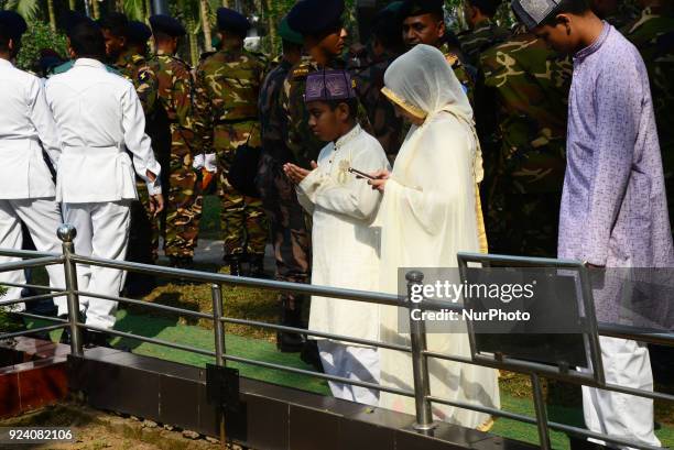 Members and families of the victims' say their prayers and lay flowers on the graves of their loved ones as the nation is observing the anniversary...