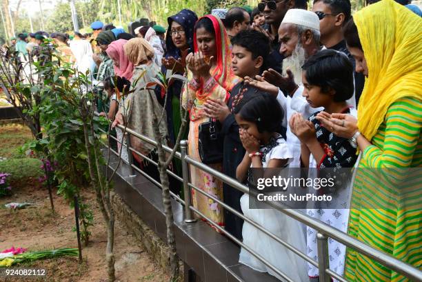 Members and families of the victims' say their prayers and lay flowers on the graves of their loved ones as the nation is observing the anniversary...