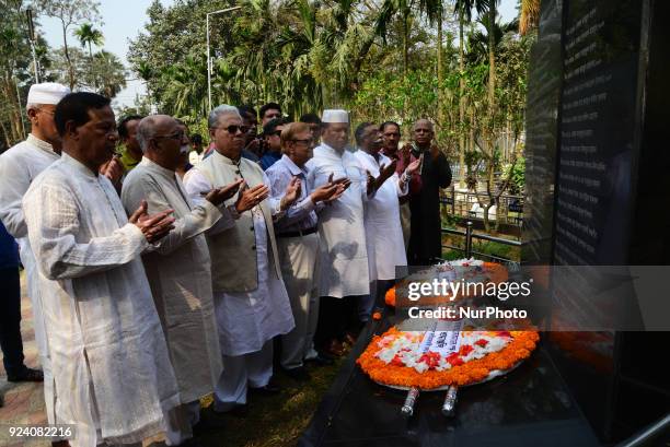 Members and families of the victims' say their prayers and lay flowers on the graves of their loved ones as the nation is observing the anniversary...