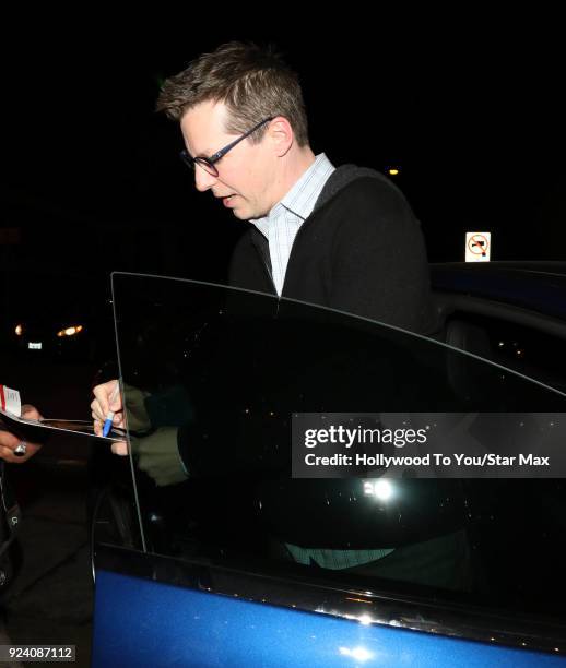 Sean Hayes is seen on February 24, 2018 in Los Angeles, California.