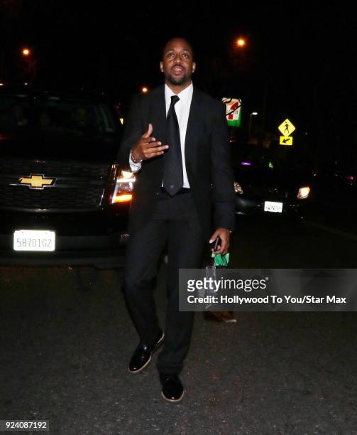 Jameel White is seen on February 24, 2018 in Los Angeles, California.
