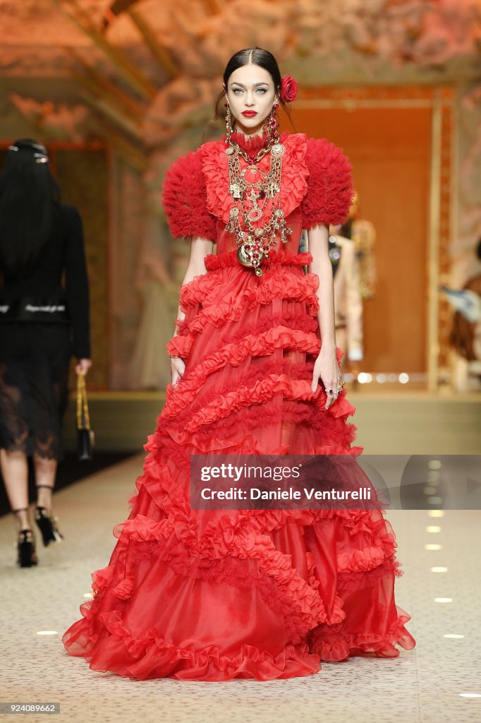 Dolce & Gabbana - Runway - Milan Fashion Week Fall/Winter 2018/19