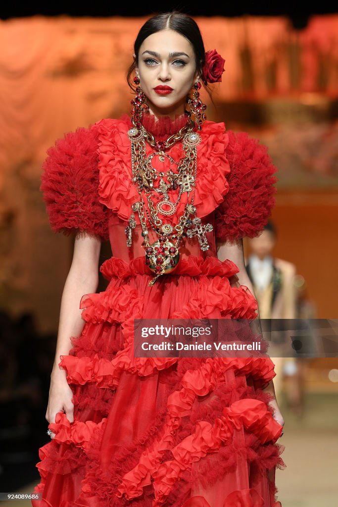 Dolce & Gabbana - Runway - Milan Fashion Week Fall/Winter 2018/19