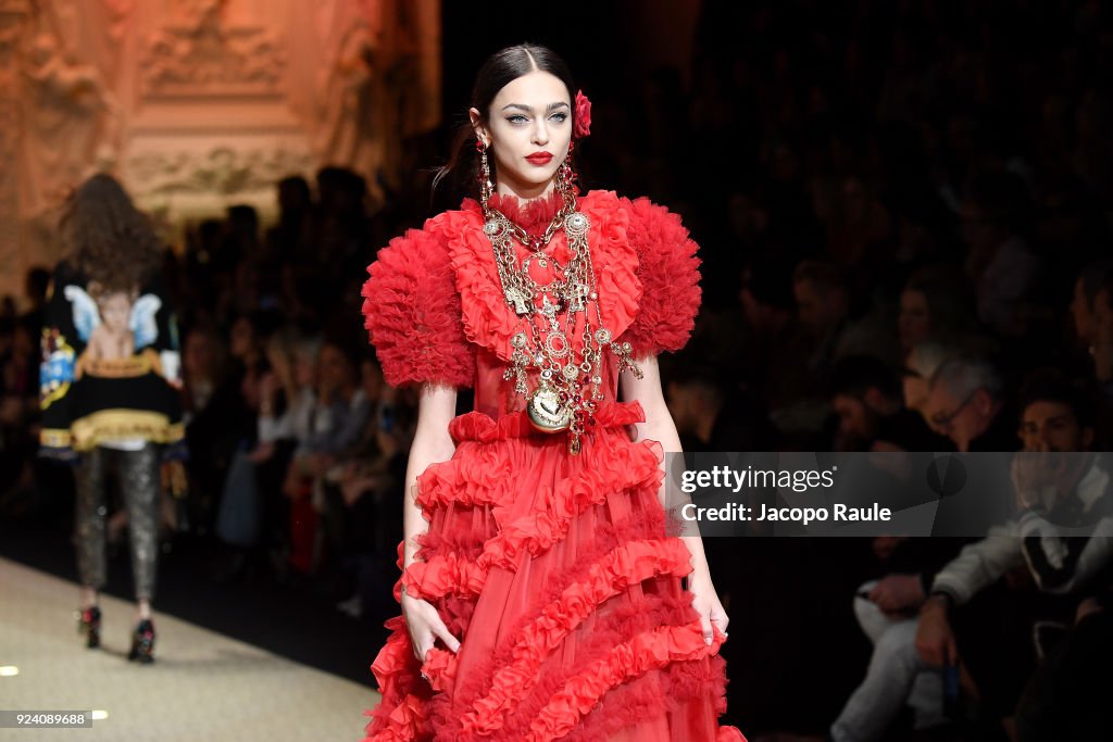 Dolce & Gabbana - Runway - Milan Fashion Week Fall/Winter 2018/19