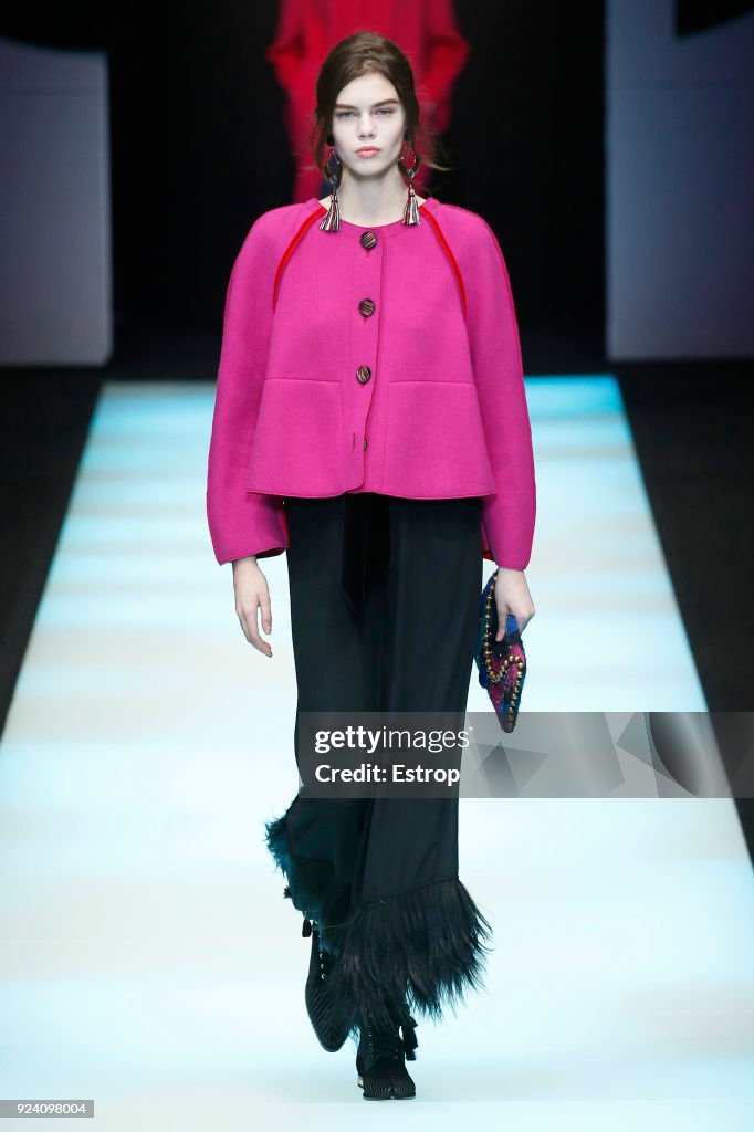 Giorgio Armani - Runway - Milan Fashion Week Fall/Winter 2018/19