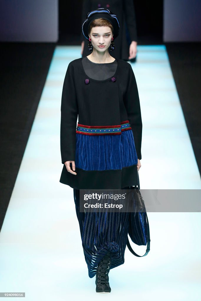 Giorgio Armani - Runway - Milan Fashion Week Fall/Winter 2018/19