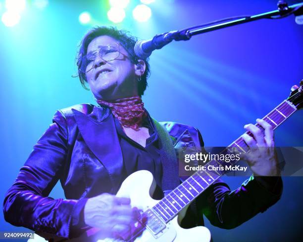 Wendy Melvoin of The Revolution performs at The Tabernacle on February 24, 2018 in Atlanta, Georgia.