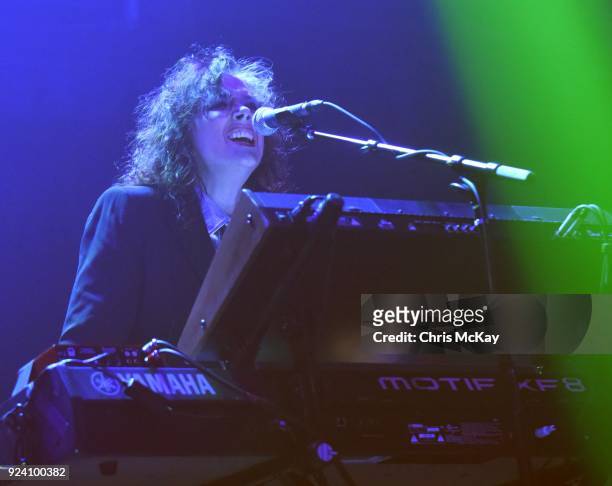 Lisa Coleman of The Revolution performs at The Tabernacle on February 24, 2018 in Atlanta, Georgia.