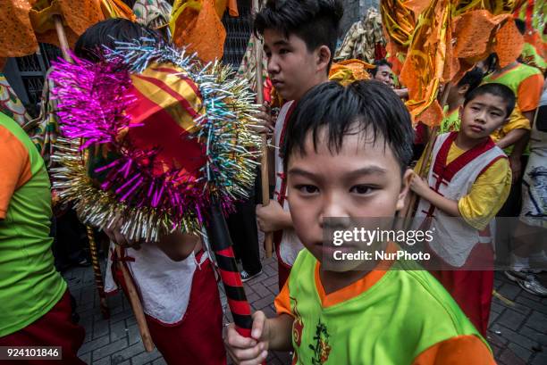 Descendants of Chinese residents in São Paulo celebrated the Chinese New Year with parties, food and dancing in the neighborhood of Liberdade this...