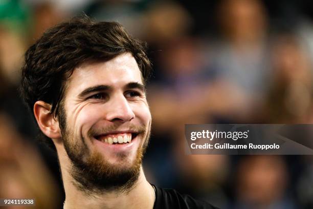 Karen Klaasen during Single Final of Tennis Open 13 on February 25, 2018 in Marseille, France.