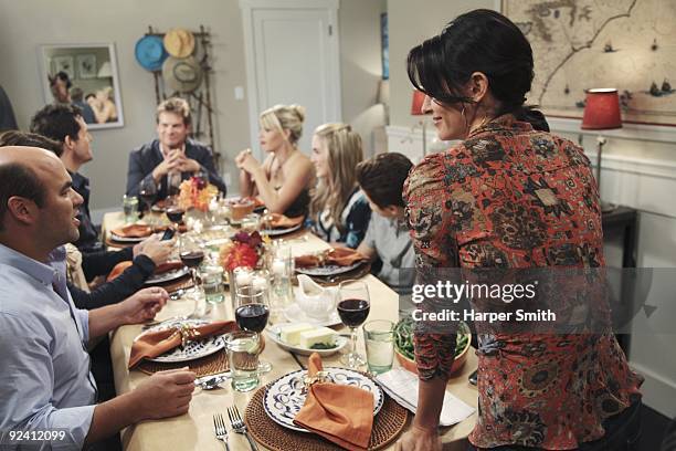 Here Comes My Girl" - Jules' intimate Thanksgiving turns into a larger gathering just as she'd hoped, on Walt Disney Television via Getty Images's...