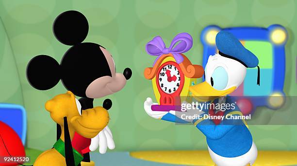 "Mickey Mouse Clubhouse: Mickey's Adventures in Wonderland" - When Donald's birthday gift for Daisy - a mechanical cuckoo bird - flies away, Mickey...