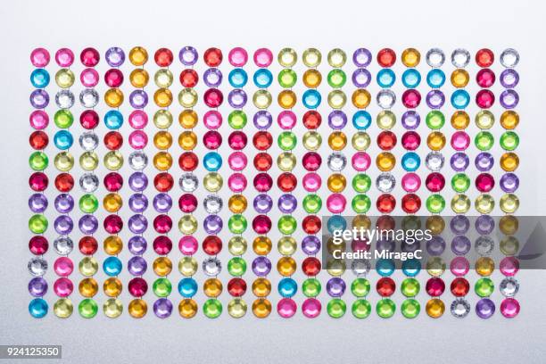 rhinestone glitter stickers - rhinestone stockfoto's en -beelden