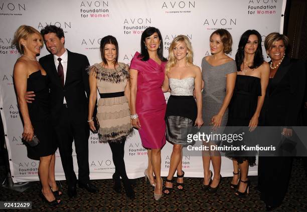 Jillian Dempsey, actor Patrick Dempsey, singer Fergie, Chairman and Chief Executive Officer of Avon Products Andrea Jung, actress Reese Witherspoon,...