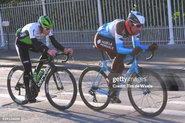 70th Kuurne - Brussels - Kuurne 2018 Julien Duval of France / Julien Vermote of Belgium / Kuurne - Brussel - Kuurne / K-B-K / Bxl /