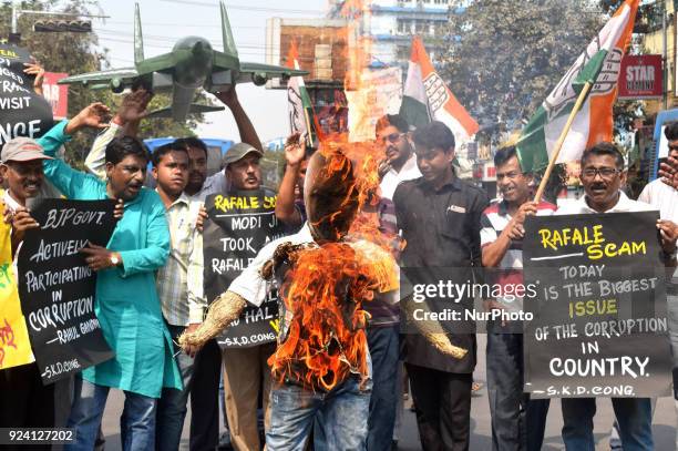 Indian Political Party Congress Leader Pradip Prasad Leadership agitation , and A Rally South Kolkata bhawanipore to Hazra Crossing ,Brun Effegy...