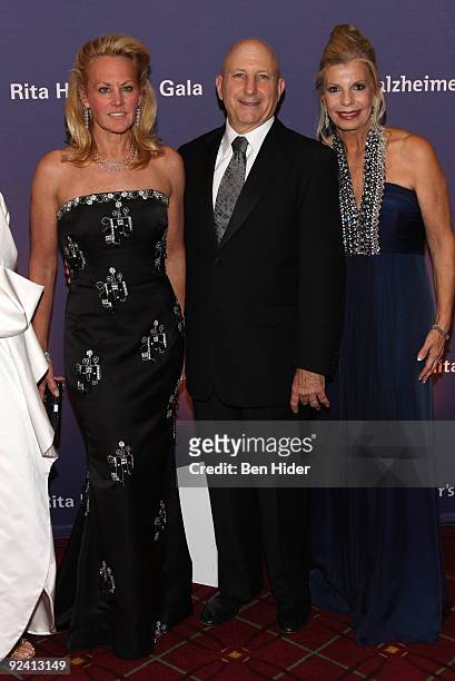 Muffie Potter Aston, Lonnie Wollin and Princess Yasmin Aga Khan attends the 2009 Alzheimer's Association Rita Hayworth Gala at The Waldorf=Astoria on...