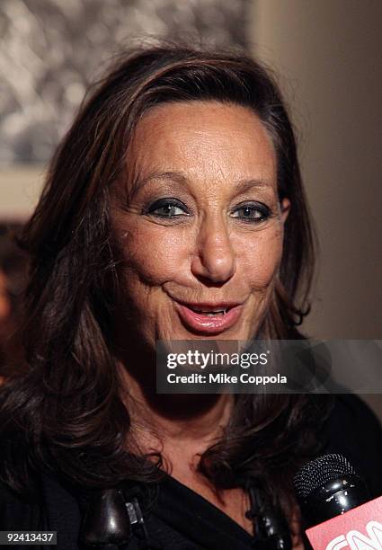 Fashion designer Donna Karan attends "The Power Of The Invisible Sun" book launch party at Donna Karan's Urban Zen Center at the Stephen Weiss Studio...