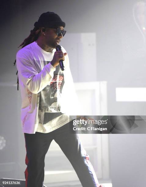 Rapper TY Dolla $ign performs onstage during the 2018 Noise Pop Music Festival at UC Theatre on February 24, 2018 in Berkeley, California.