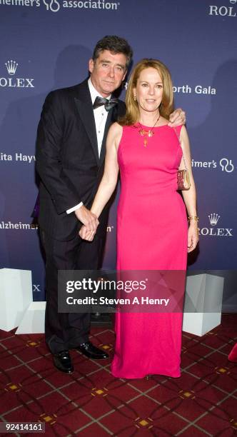 Anne Hearst McInerney and Jay McInerney attend the 2009 Alzheimer's Association Rita Hayworth Gala at The Waldorf=Astoria on October 27, 2009 in New...