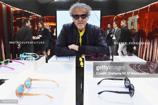 Renzo Rosso attends MIDO 2018, the Milano Eyewear Show, on February 25, 2018 in Milan, Italy.