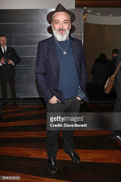 Jez Butterworth attends the 18th Annual WhatsOnStage Awards at the Prince Of Wales Theatre on February 25, 2018 in London, England.