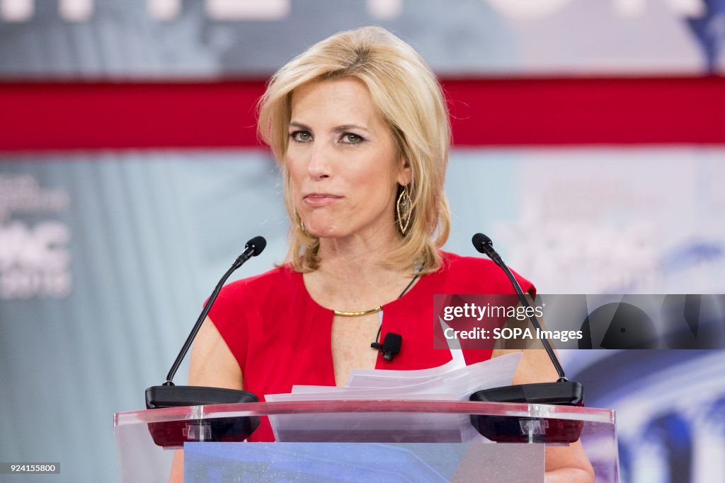 Laura Ingraham, American radio host, at the Conservative...