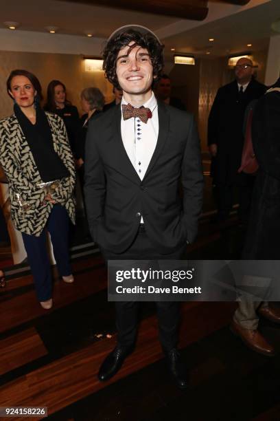 Fra Fee attends the 18th Annual WhatsOnStage Awards at the Prince Of Wales Theatre on February 25, 2018 in London, England.