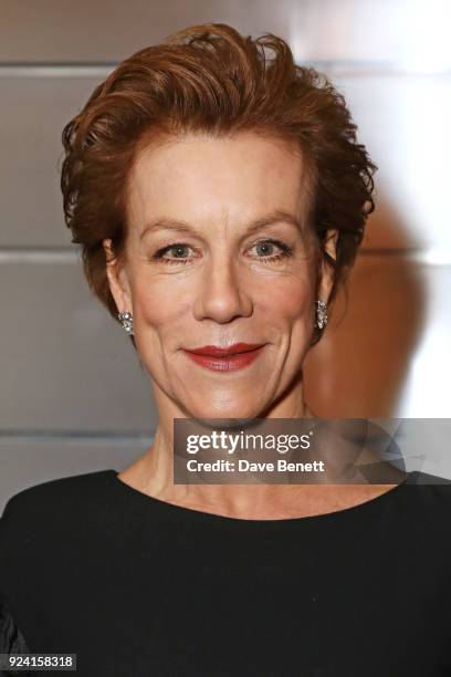 Juliet Stevenson attends the 18th Annual WhatsOnStage Awards at the Prince Of Wales Theatre on February 25, 2018 in London, England.