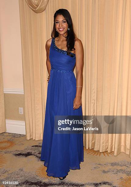 Actress Kali Hawk attends the 2009 Fullfillment Fund annual stars benefit gala at Beverly Hills Hotel on October 26, 2009 in Beverly Hills,...