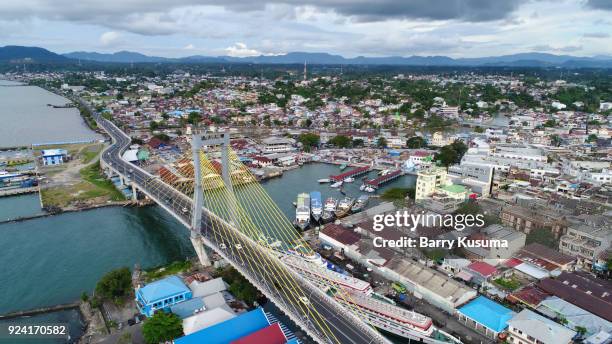 manado city. - sulawesi stock pictures, royalty-free photos & images