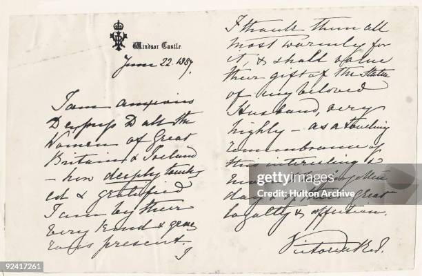 603 A Letter For Queen Victoria Stock Photos, High-Res Pictures, and Images  - Getty Images
