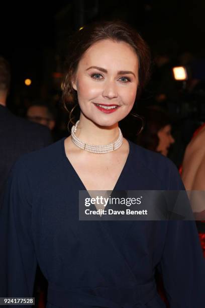 Zoe Rainey attends the 18th Annual WhatsOnStage Awards at the Prince Of Wales Theatre on February 25, 2018 in London, England.