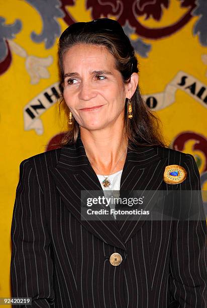 Princess Elena of Spain attends the Red Cross Fundraising Day event , at the Puerta del Sol in central Madrid, on October 28, 2009 in Madrid, Spain.