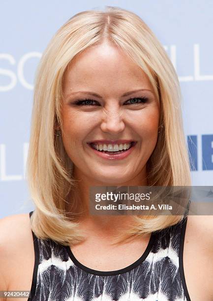 Actress Malin Akerman attends the "Couples Retreat" Photocall at Hassler Hotel on October 28, 2009 in Rome, Italy.
